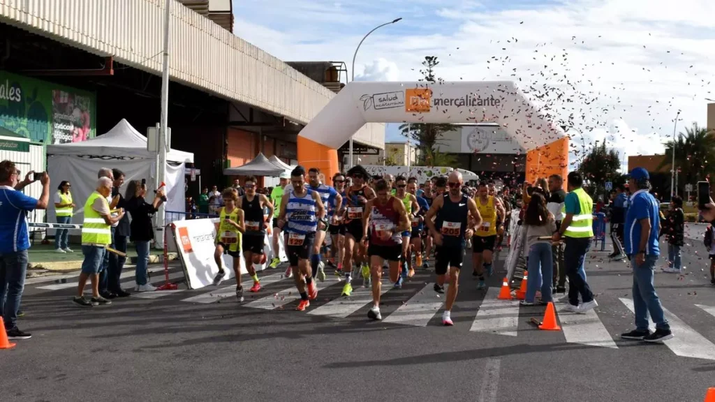 800 corredores participan en el XI Cross Infantil y la V Milla y 5K Salud Mediterránea de Mercalicante