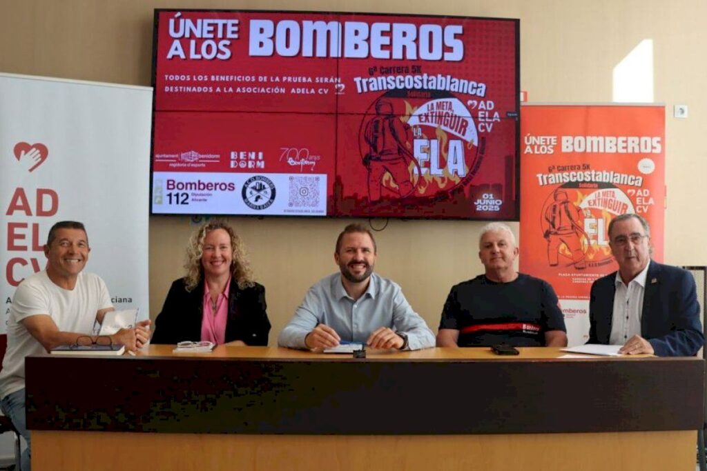 La Transcostablanca llega a Benidorm para “extinguir la ELA”
