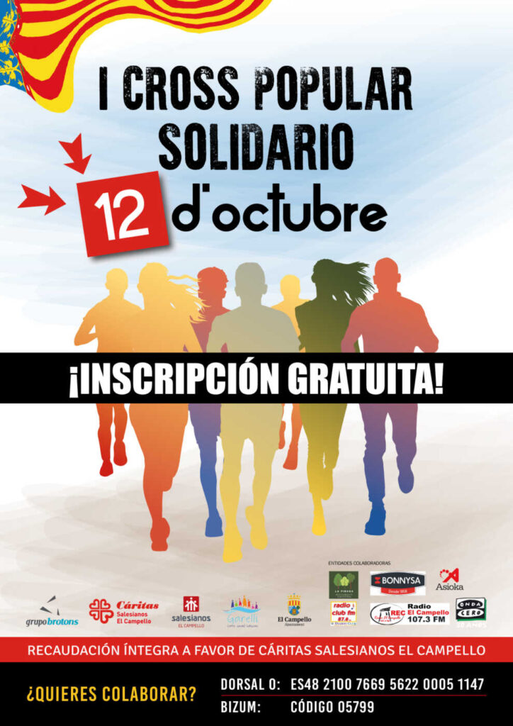 Aplazamiento de la I Carrera Solidaria Popular “9 d’Octubre” en El Campello