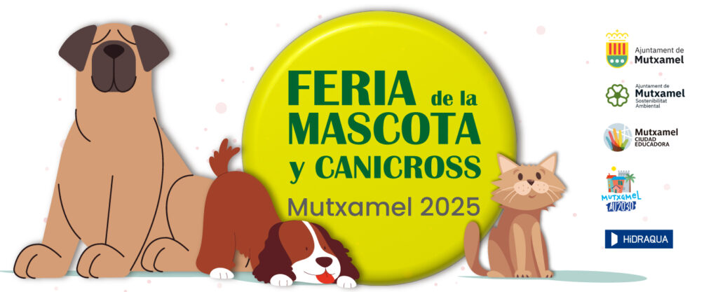 Ya está aquí la XI Feria de la Mascota y Canicross Mutxamel 2025: solidaridad, deporte y amor por los animales