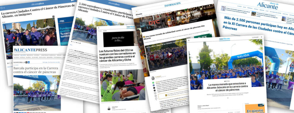 La prensa alicantina se hace eco de la XI Carrera de las Ciudades 2025