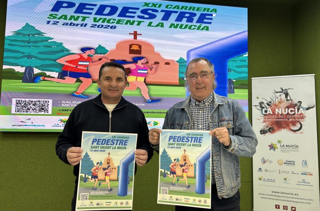 Presentación de la XXI Carrera Pedestre de Sant Vicent del 12 de abril en La Nucía