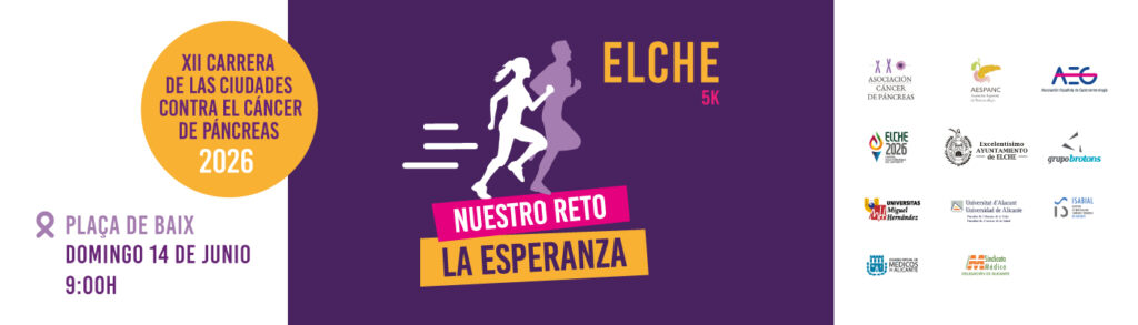 La Carrera de las Ciudades contra el Cáncer de Páncreas llega a Elche: ya puedes inscribirte